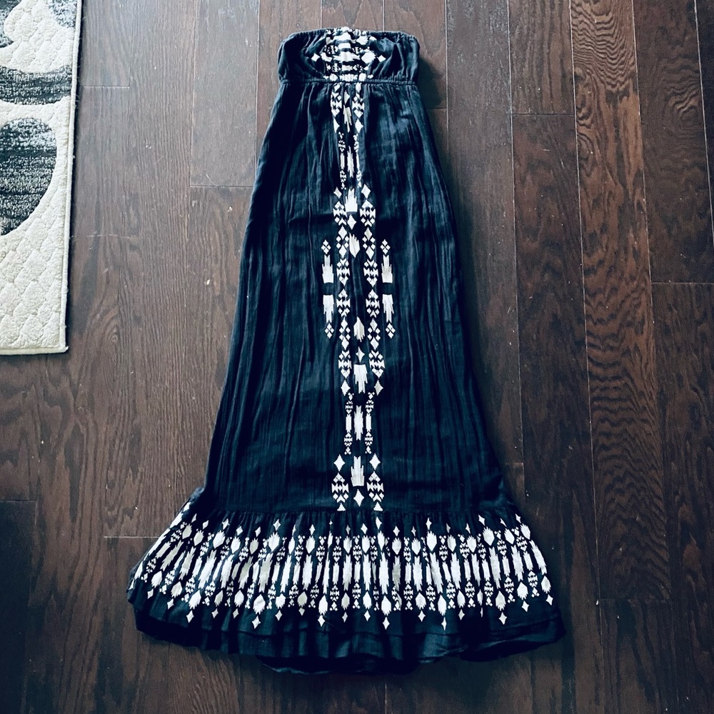 Long black Ripcurl dress
